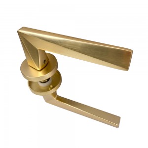 DS-FL25Y Copper brushed square door handle