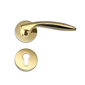 Maçaneta de porta em PVD dourado DS-5815-39