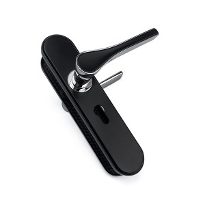 DS-RT62115-C-YH black-bright chrome door handle