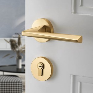 DS-FL25Y Copper brushed square door handle