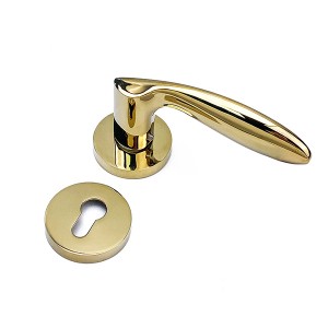 Maçaneta de porta em PVD dourado DS-5815-39