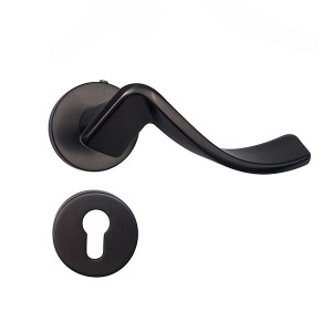 DS-810-59 Gray and black brushed door handle