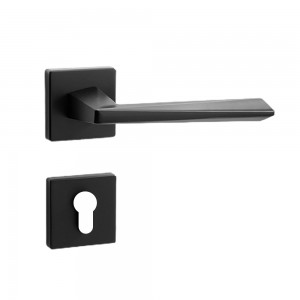 Zinc aluminum square lever lock handle