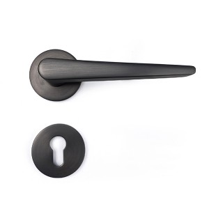 DS-5815-42 Gray and black brushed door handle