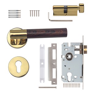 DS-810-79PVD Wood grain PVD door handle