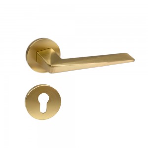 DS-FL25Y Copper brushed square door handle