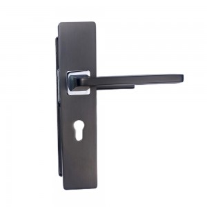 DS-OL003 Gray black brushed door handle