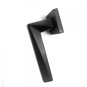 Zinc aluminum square lever lock handle