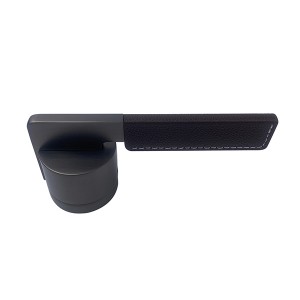 DS-810-620 Gray black brown leather door handle