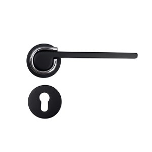 DS-810-613 Black – bright chrome door handle