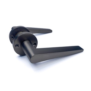 DS-5815-42 Gray and black brushed door handle