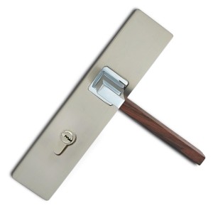 DS-Z300-615 Zinc alloy handle nickel wire + mahogany grain