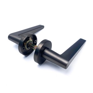 DS-5815-42 Gray and black brushed door handle