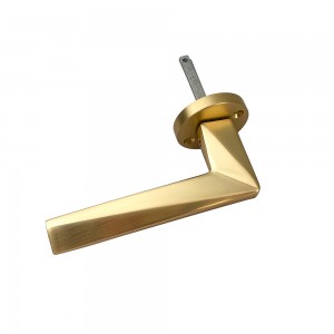 DS-FL25Y Copper brushed square door handle